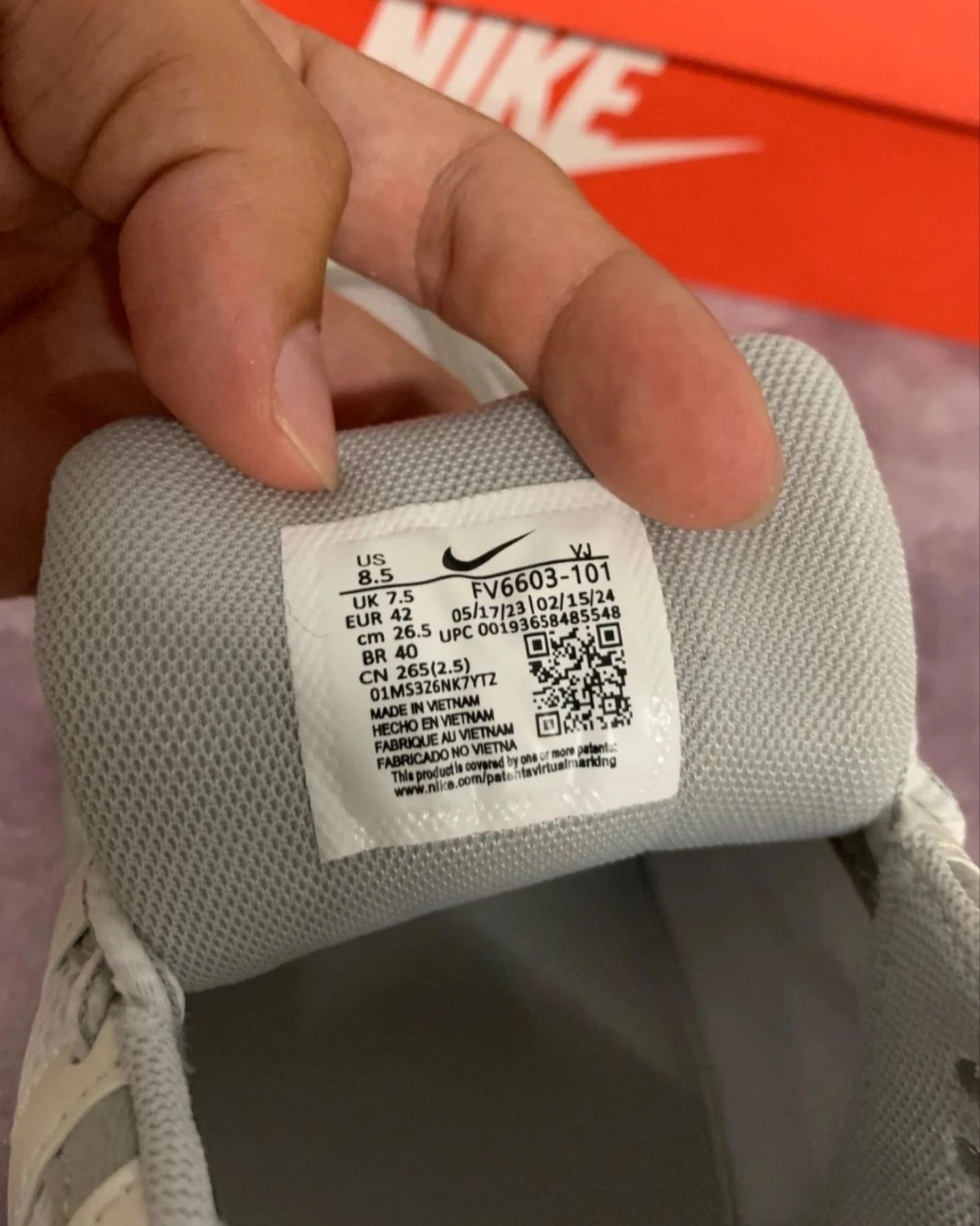 Nike P-6000 Gris/Blanc – Taille 42 – photo 6